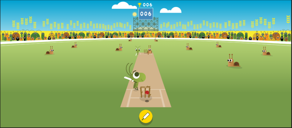 Google Doodle Cricket