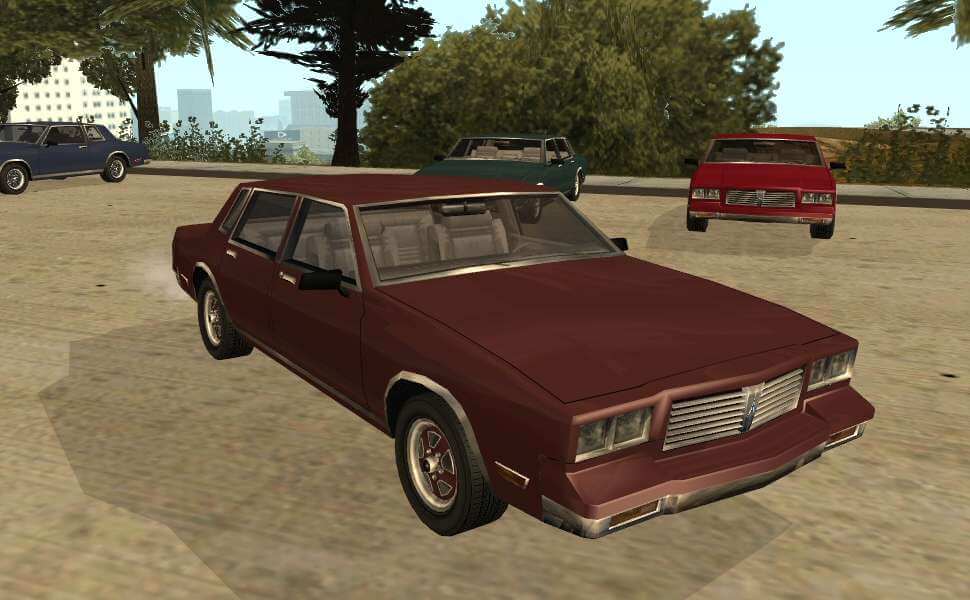 Mobil Tahomma GTA San Andreas PS 2