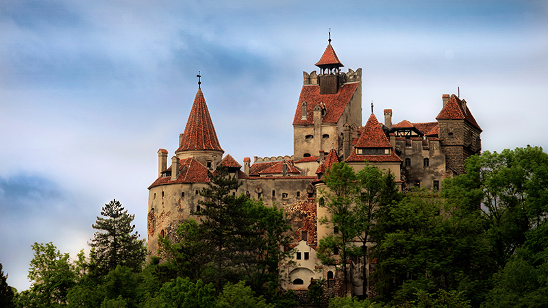 Kastil Drakula di Rumania.