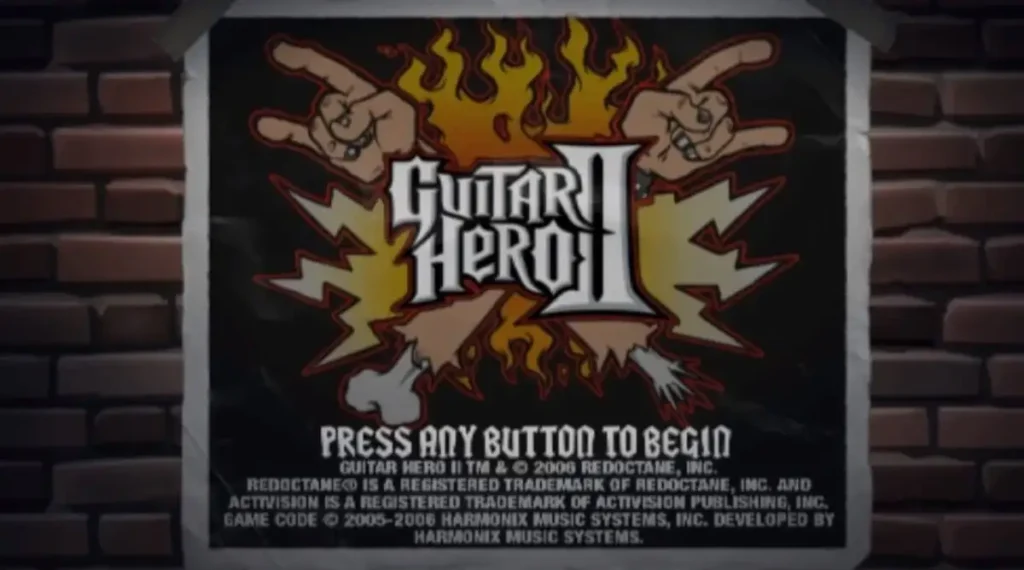 guitar hero 2 ps2