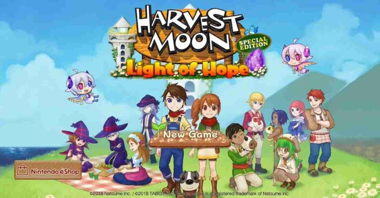 harvest moon light of hope