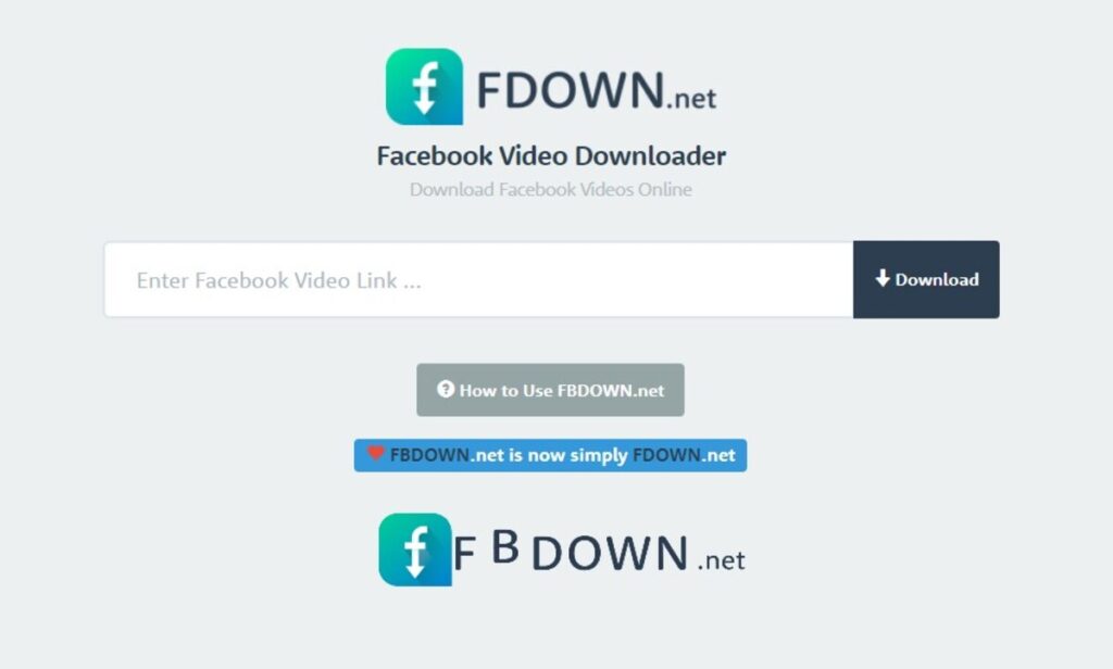 Unduh Video Facebook menggunakan Fdown.net