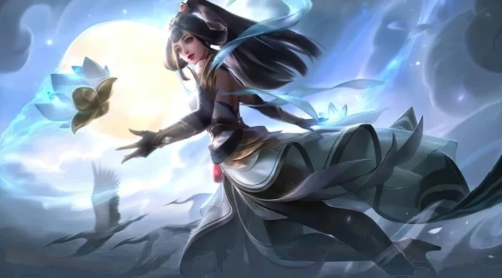 guinevere lady crane skin mobile legends