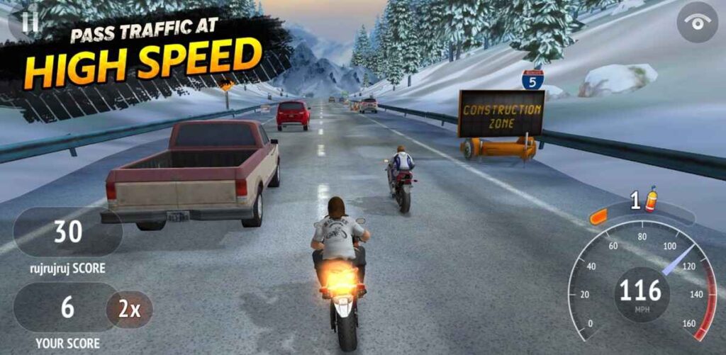 highway rider motorcycle racer