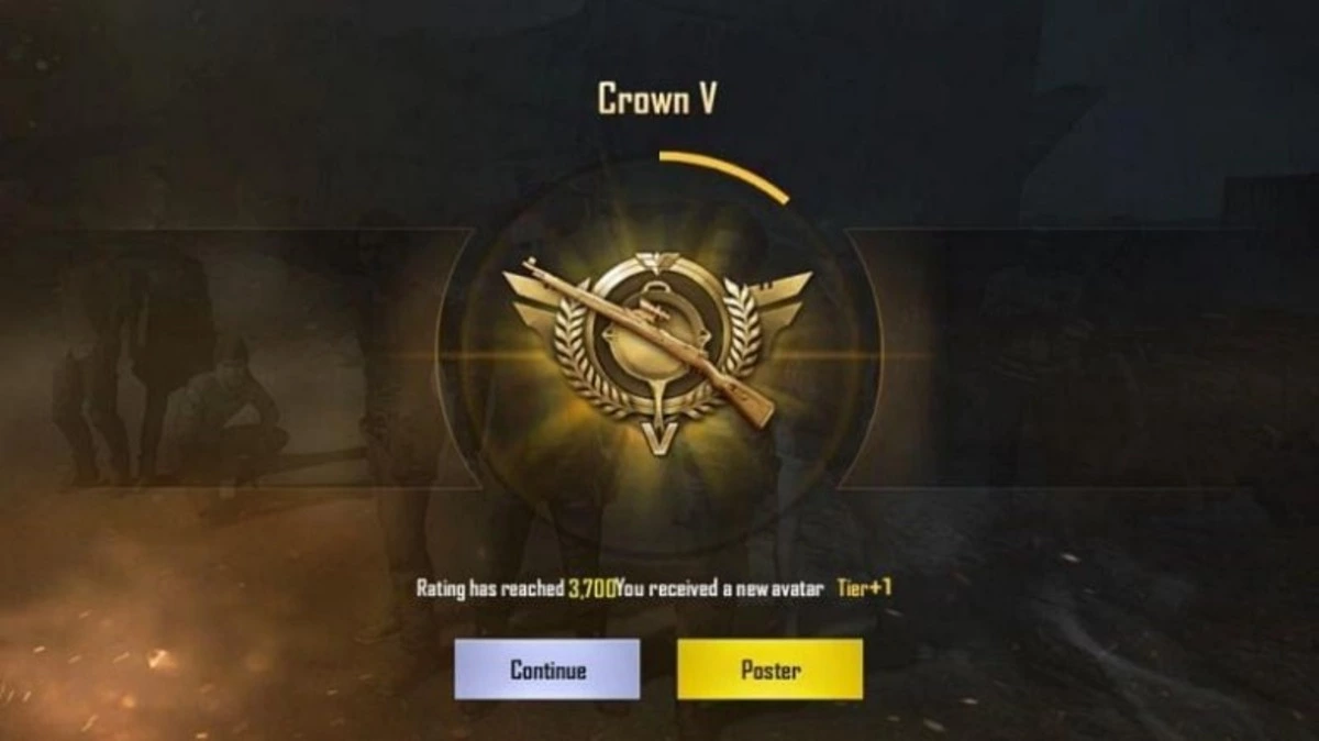 rank crown pubg