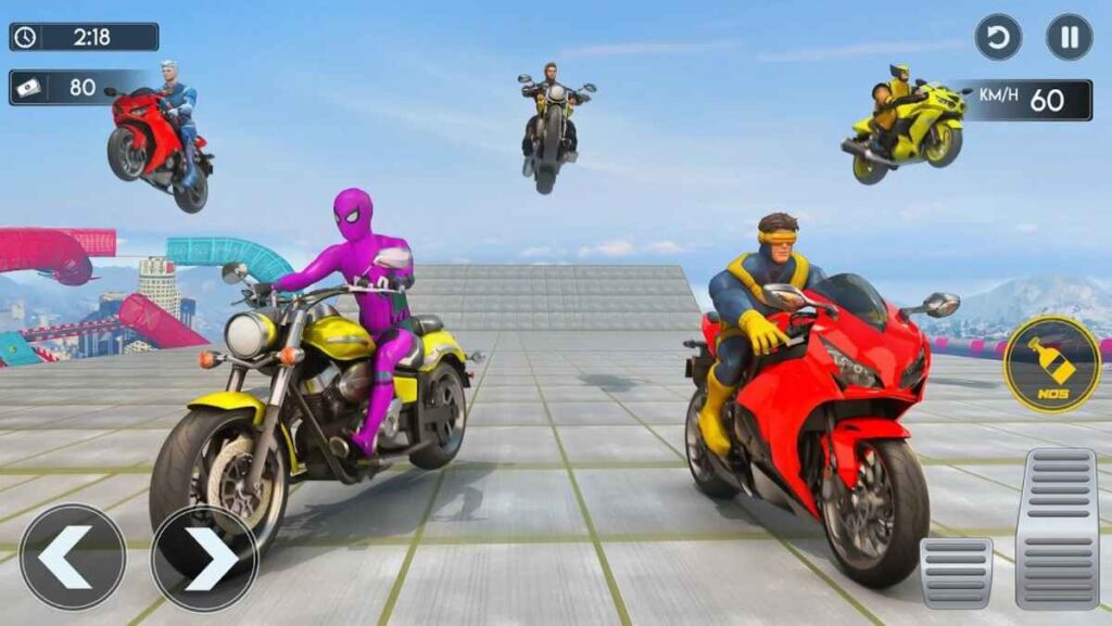 superhero bike stunt gt racing