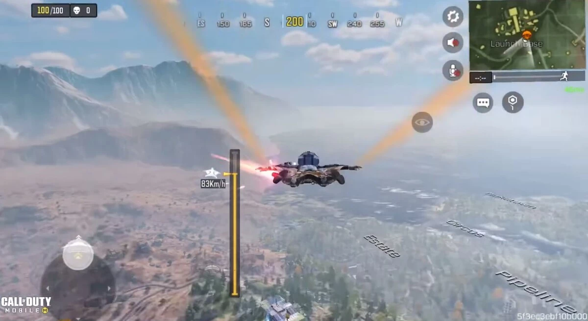 wingsuit call of duty mobile