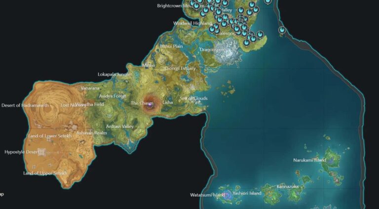 genshin impact interactive map